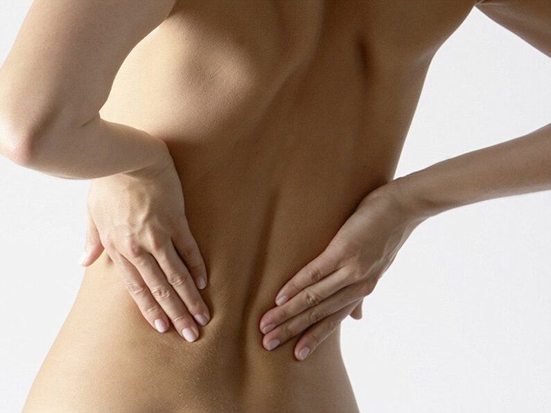 Why the back pain appears in the lower back