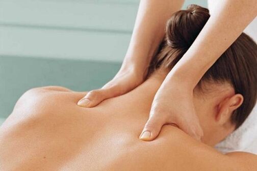 Massage with cervical osteochondrose