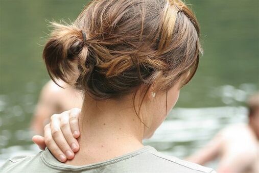 neck pain in cervical osteochondrosi